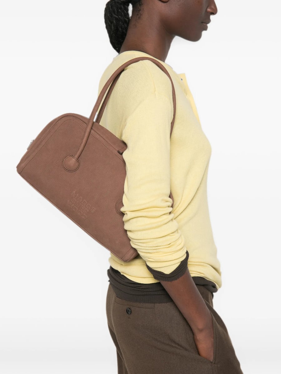Margesherwood Margesherwood Logo-embossed Leather Shoulder Bag, view 3
