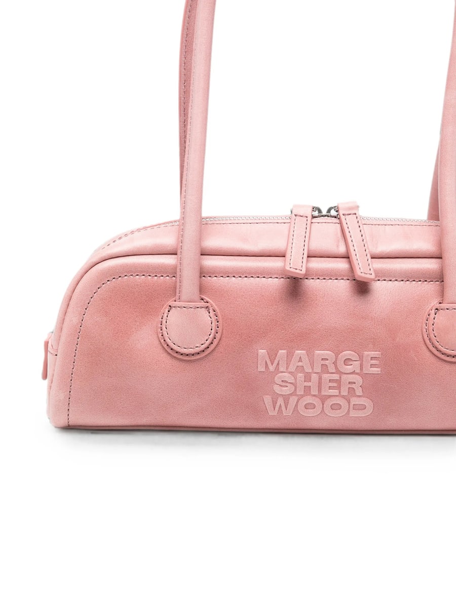 Margesherwood Margesherwood Soft Boston EW  Leather Tote Bag, view 3