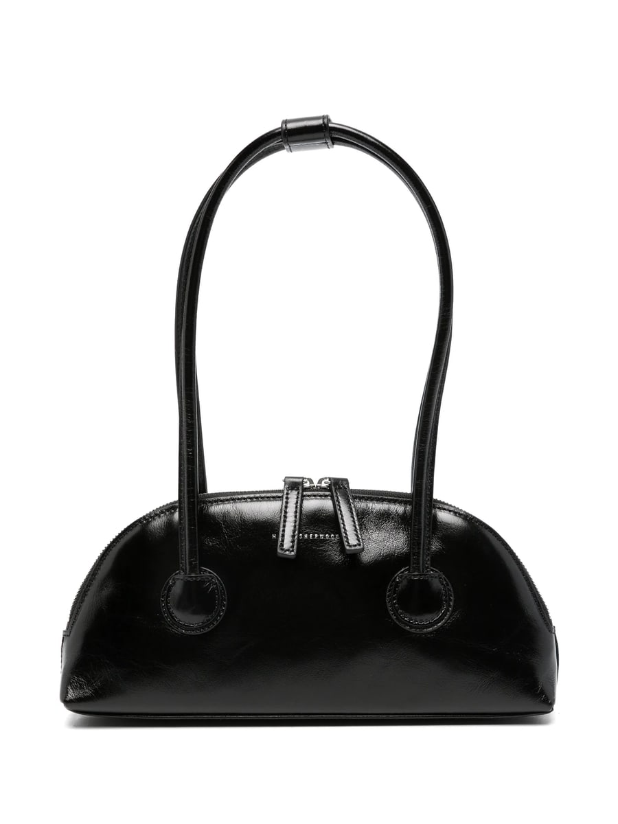 Margesherwood Margesherwood Mini Bessette Crinkled-effect East-West Bag