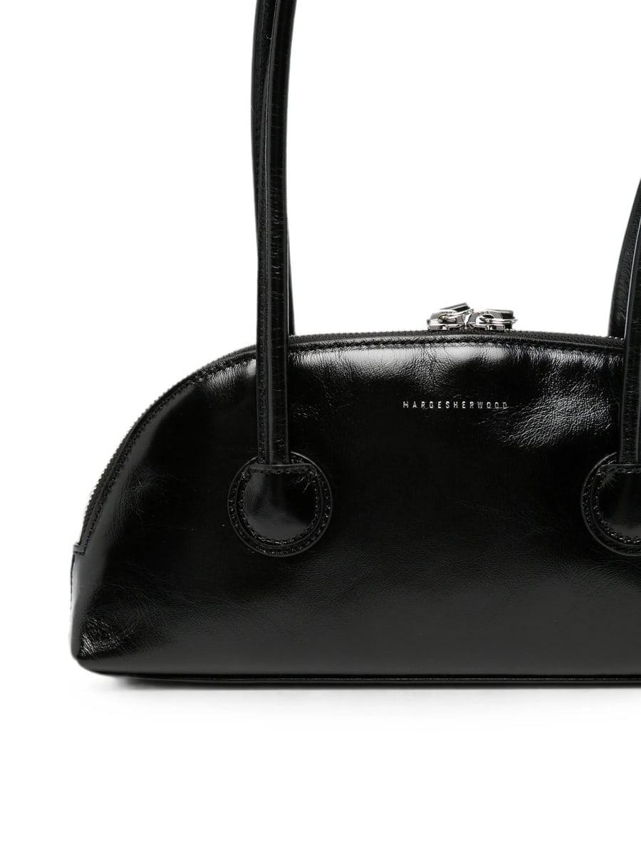Margesherwood Margesherwood Mini Bessette Crinkled-effect East-West Bag, view 3