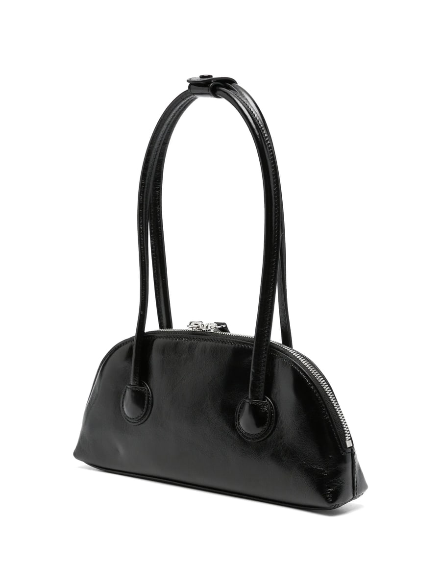 Margesherwood Margesherwood Mini Bessette Crinkled-effect East-West Bag, view 5