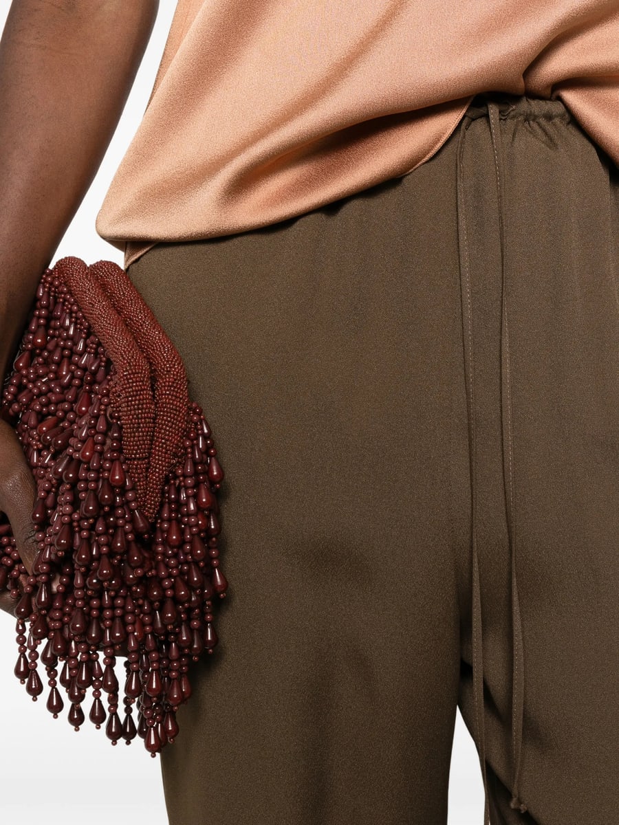 Forte_Forte Forte Forte Drawstring-waist Elasticated-hem Trousers, view 3