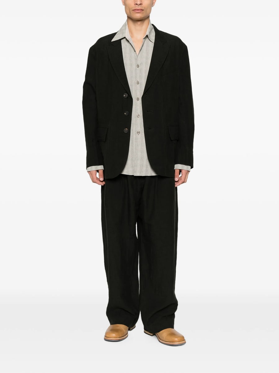 Ziggy Chen Ziggy Chen Single-breasted Notched-lapels Jacket, view 3