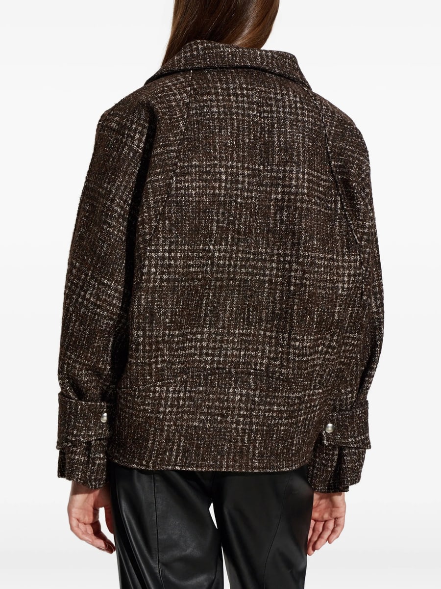 Iro Iro Check-pattern Belted Jacket, view 2