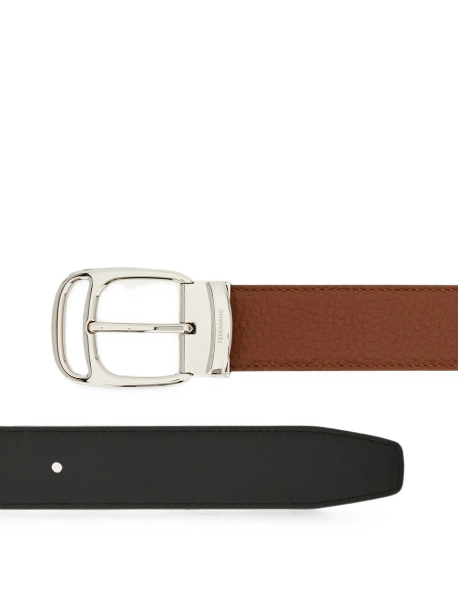 Ferragamo Ferragamo Reversible And Adjustable Belt, view 3