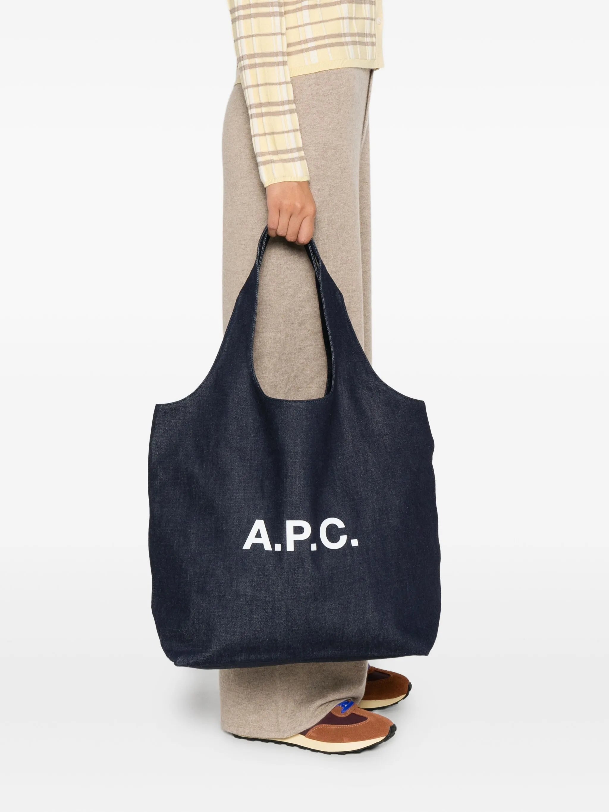 A.P.C. A.p.c. Ninon Logo-print Tote Bag, view 2