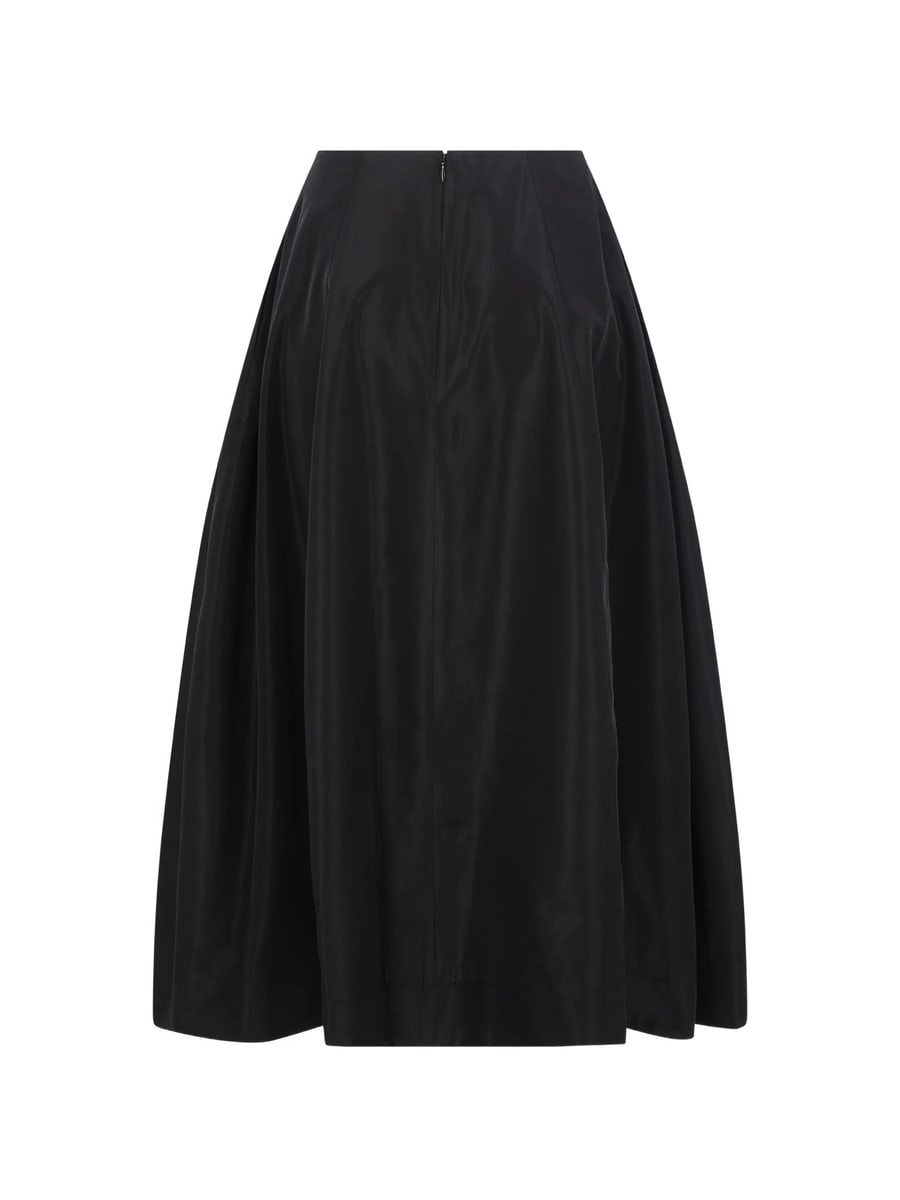 Simone Rocha Simone Rocha Taffeta Circle Midi Skirt, view 3