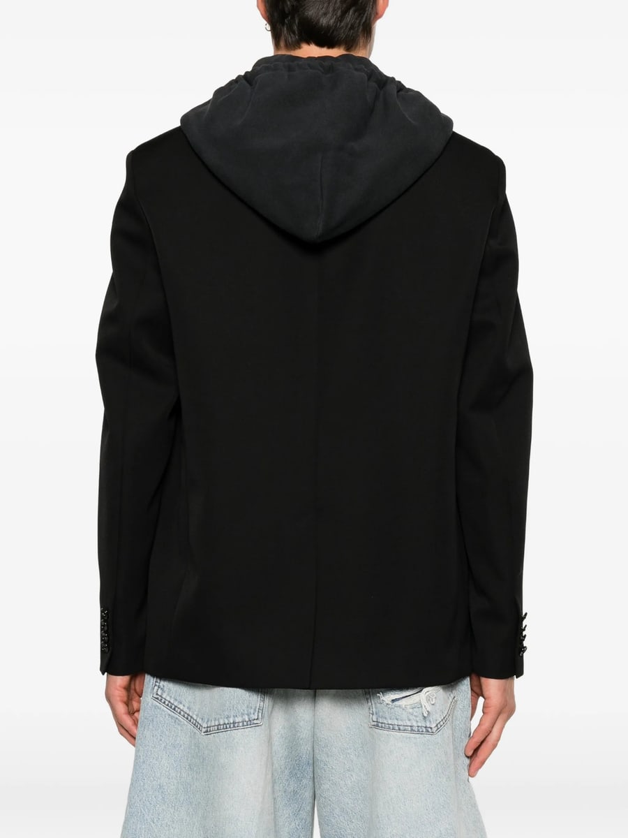 Balenciaga Balenciaga Graphic-print Layered Jacket, view 4