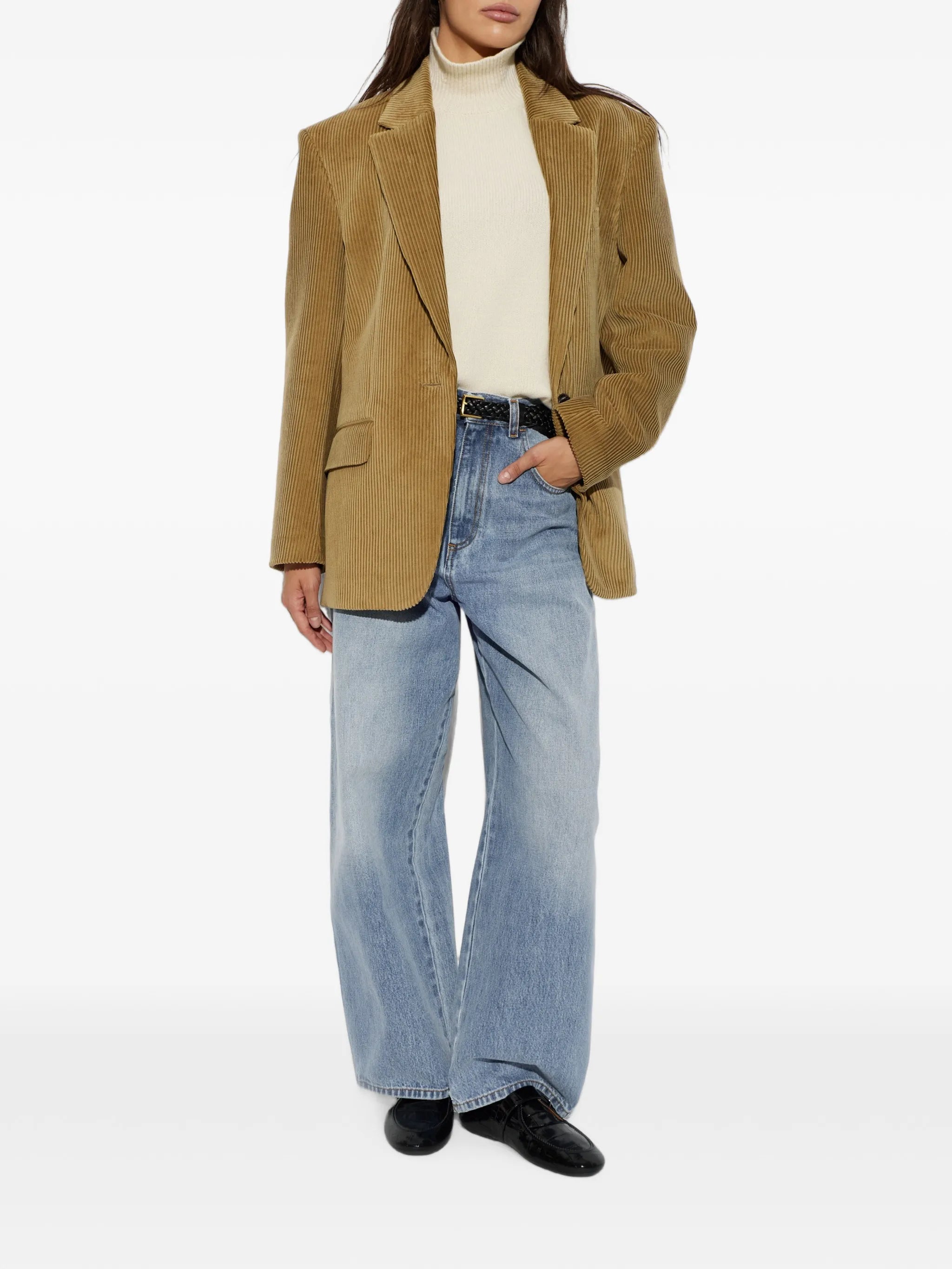 Rohe Rohe Corduroy Single-vent Blazer, view 2
