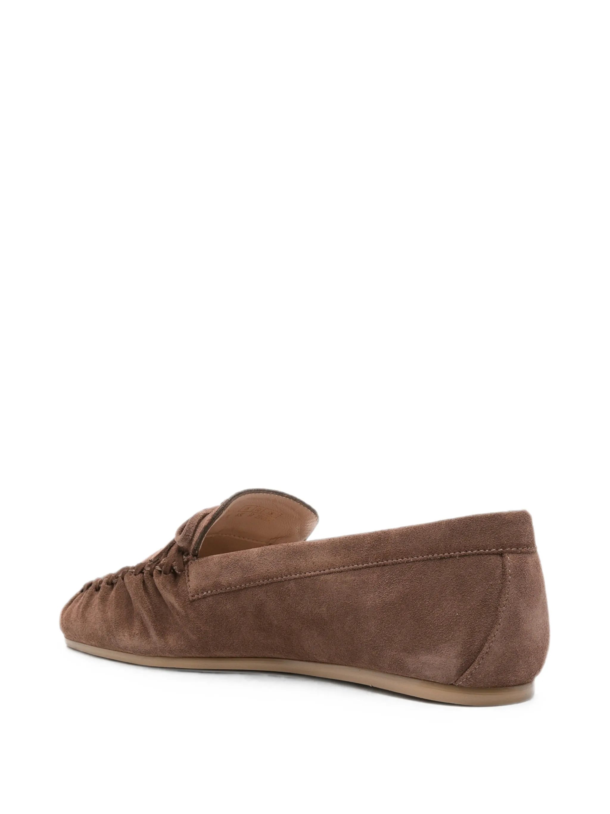 Stuart Weitzman Stuart Weitzman Bow-detail Suede Loafers, view 2