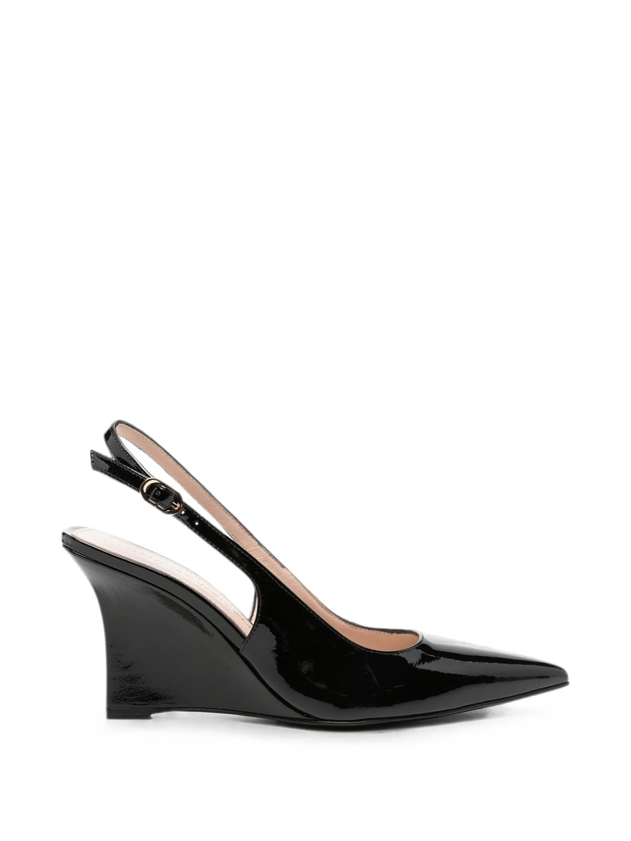 Stuart Weitzman Stuart Weitzman Wedge-heel Slingback Pumps