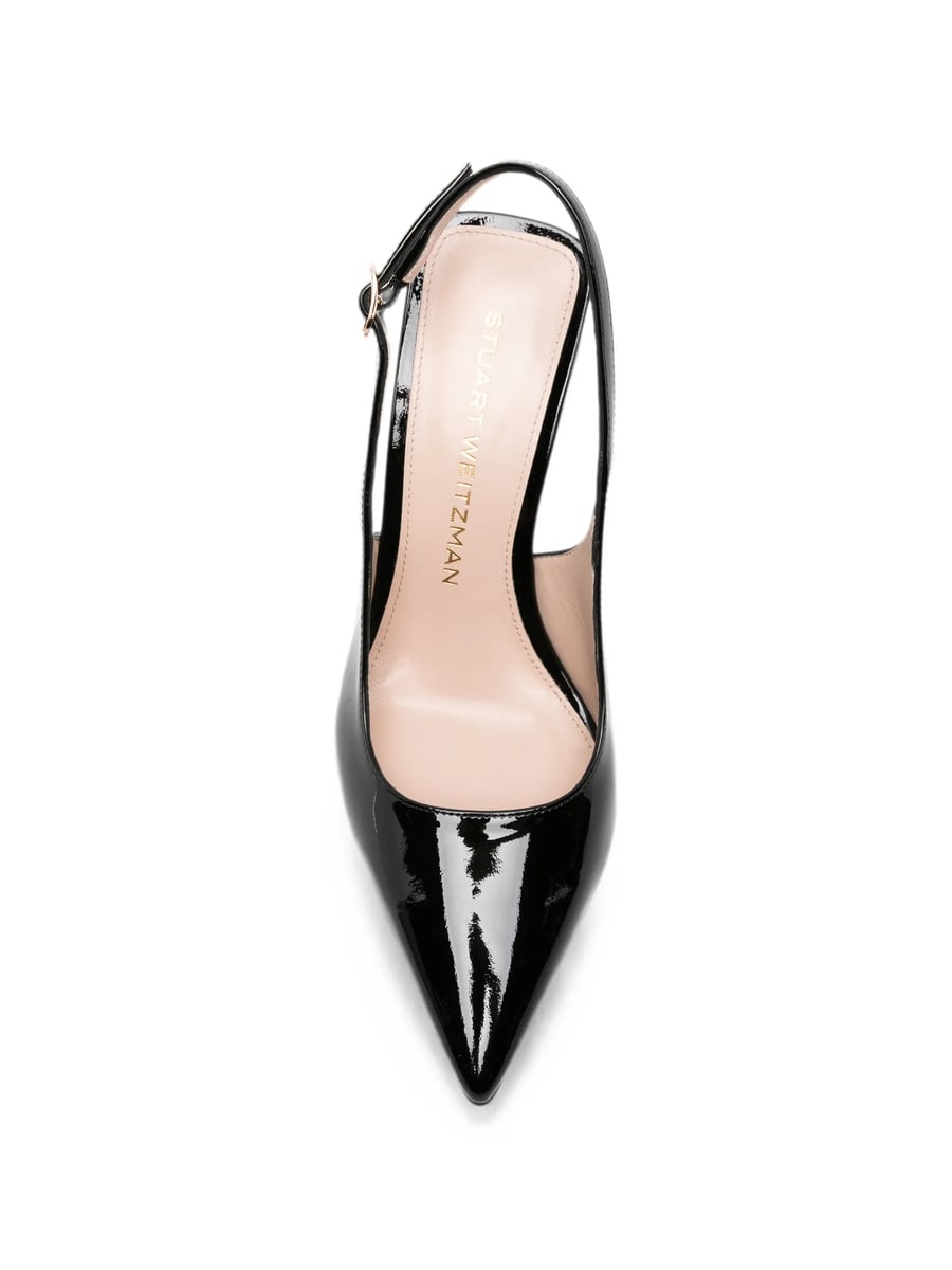 Stuart Weitzman Stuart Weitzman Wedge-heel Slingback Pumps, view 3