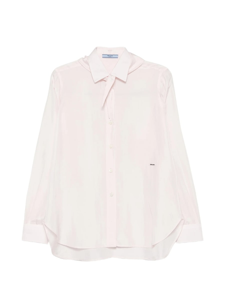 Prada Prada Silk Poplin Shirt