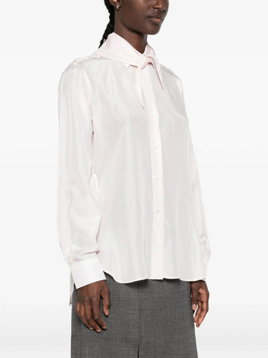 Prada Prada Silk Poplin Shirt, view 3