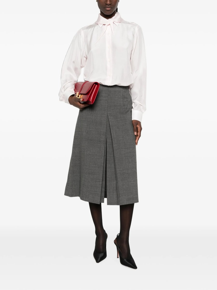 Prada Prada Silk Poplin Shirt, view 5