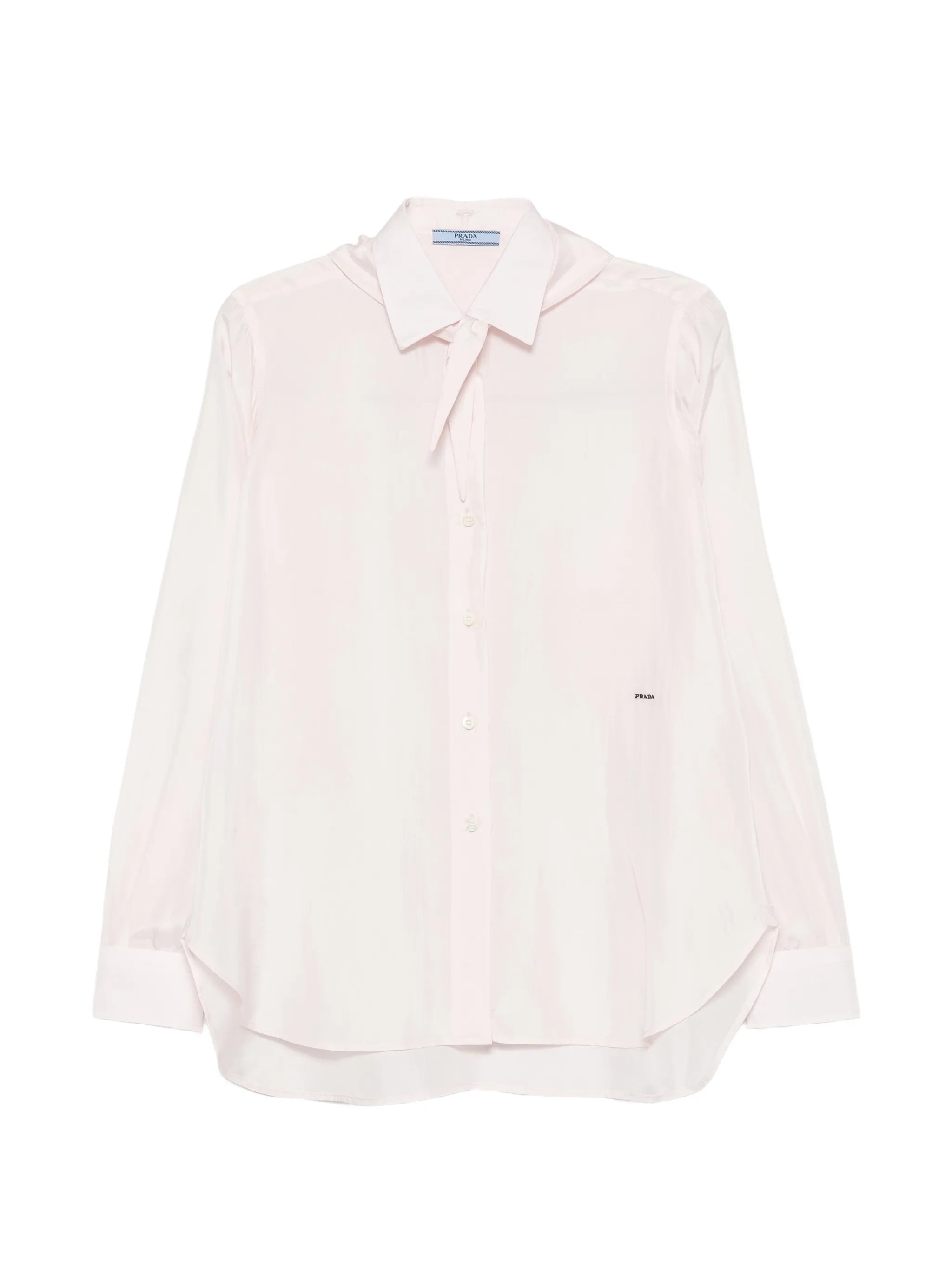 Prada Prada Silk Poplin Shirt