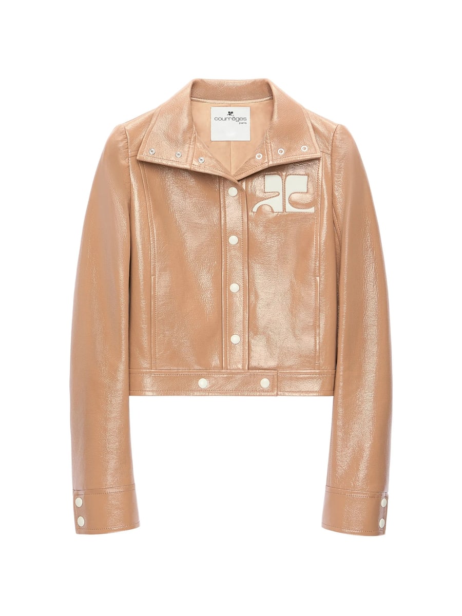 Courrèges Courrèges Reedition Vinyl Cropped Jacket