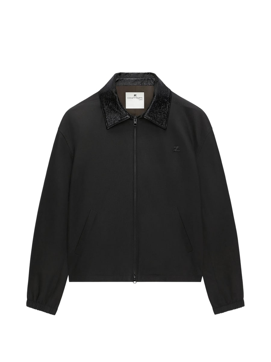 Courrèges Courrèges Vinyl-collar Bomber Jacket