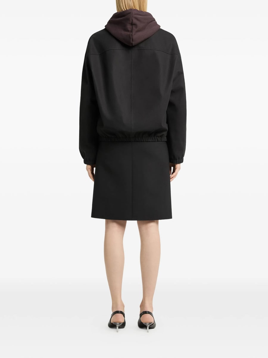Courrèges Courrèges Vinyl-collar Bomber Jacket, view 3