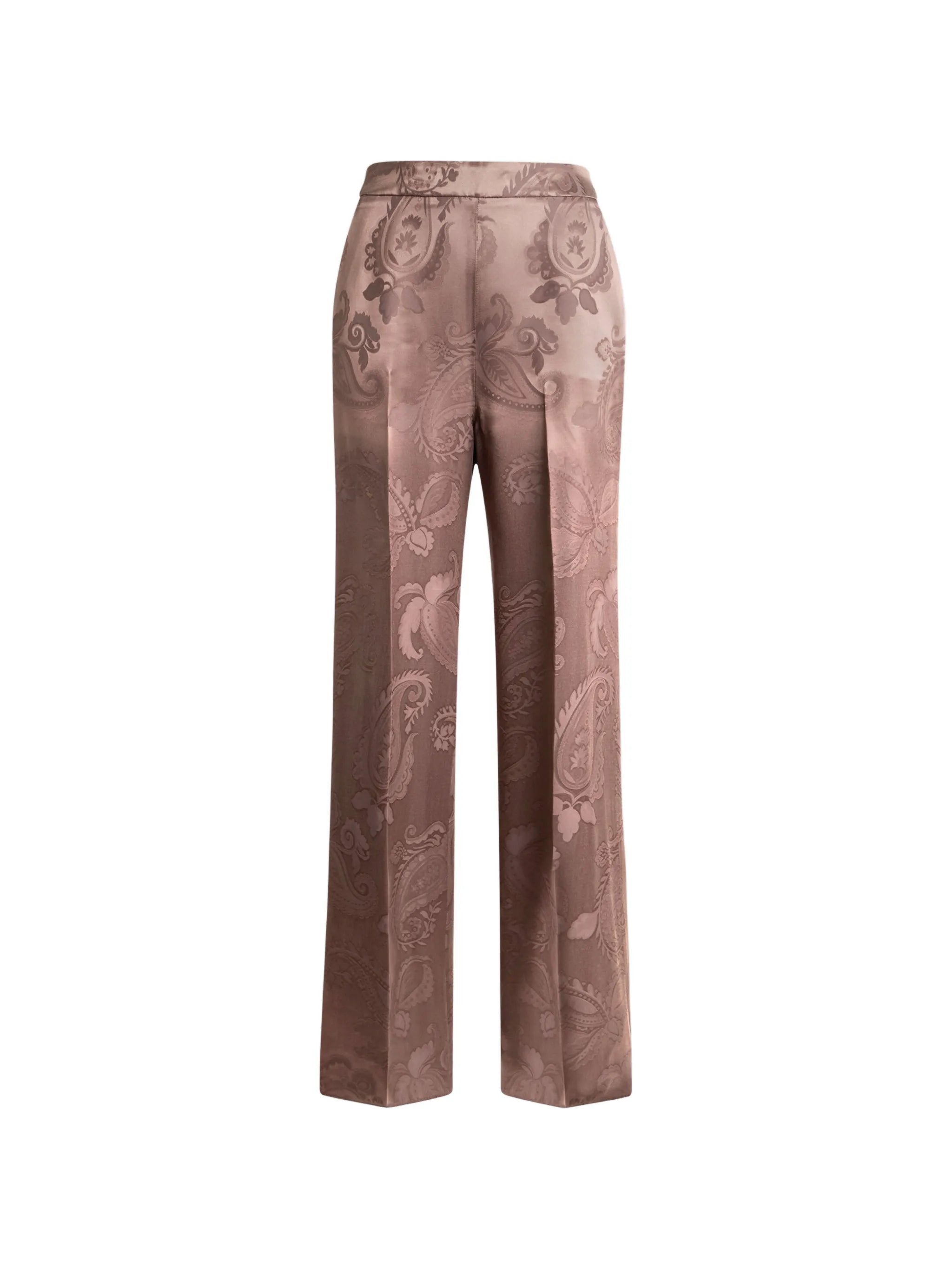 Etro Etro Jacquard Trousers With Floral Paisley Motif