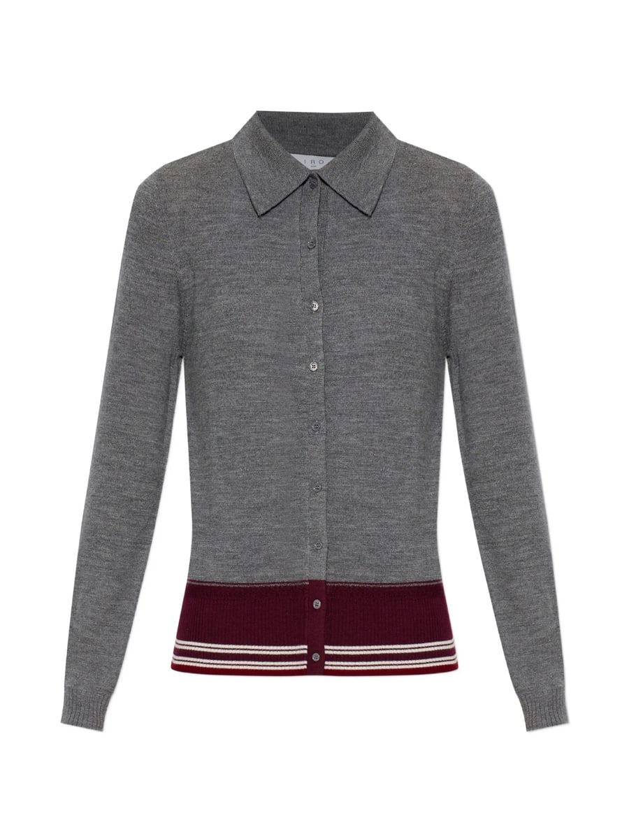 Iro Iro Miel Striped-trim Button-down Shirt