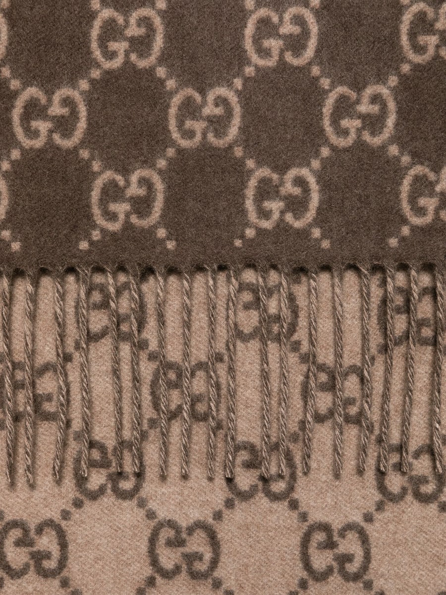 Gucci Gucci GG Cashmere Scarf, view 2