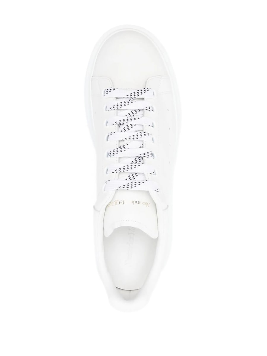 Alexander McQueen Alexander Mcqueen Oversize Leather Sneakers, view 3