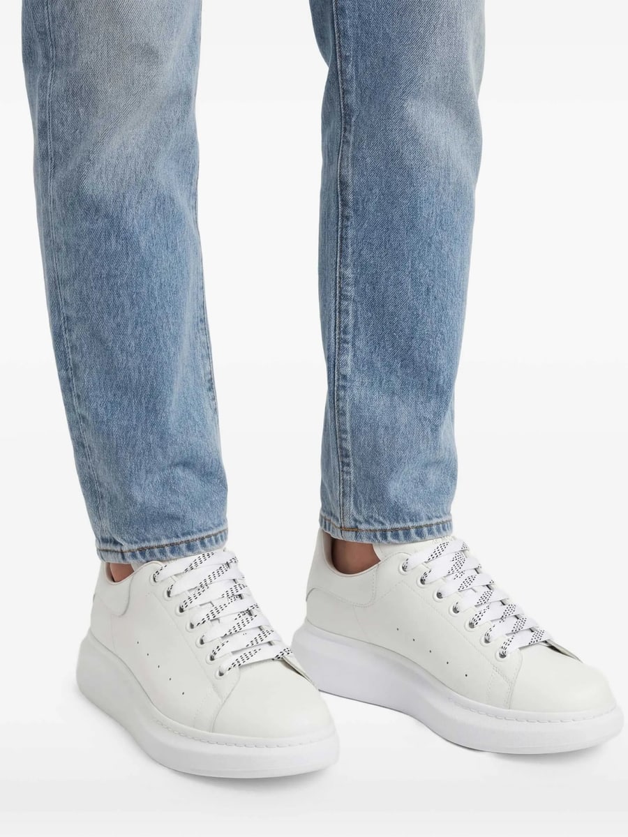 Alexander McQueen Alexander Mcqueen Oversize Leather Sneakers, view 5