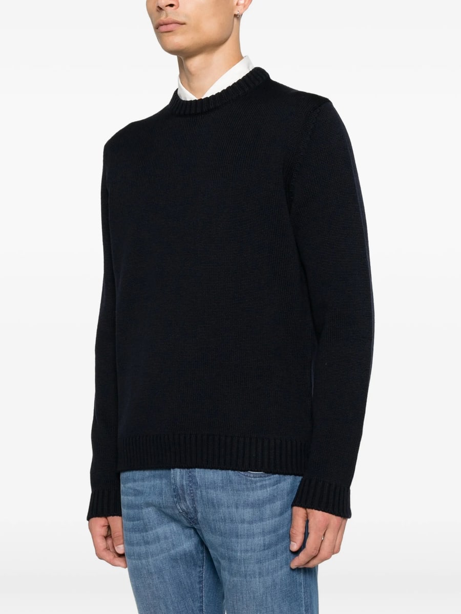 Zanone Zanone Ribbed-knit Sweater, view 2