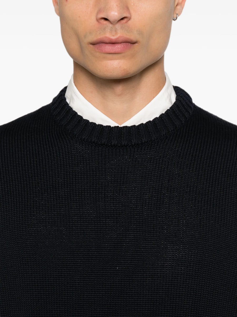 Zanone Zanone Ribbed-knit Sweater, view 3