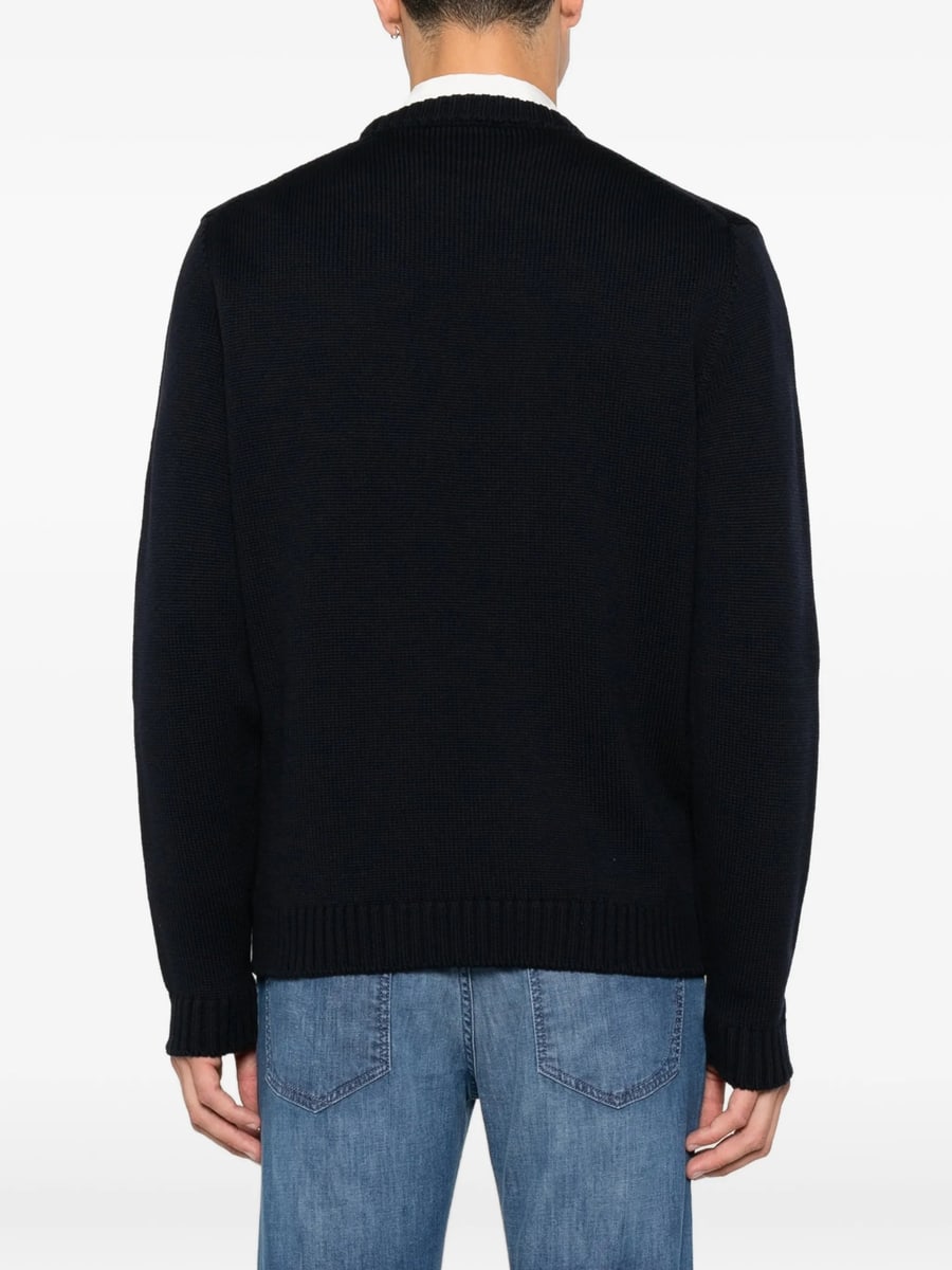 Zanone Zanone Ribbed-knit Sweater, view 4