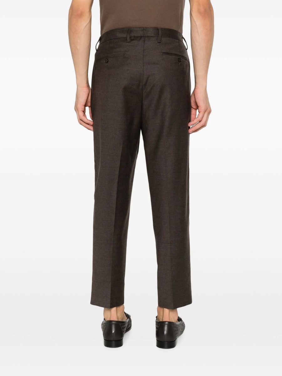 Briglia Briglia Portobellos Pleated Pressed-crease Trousers, view 5