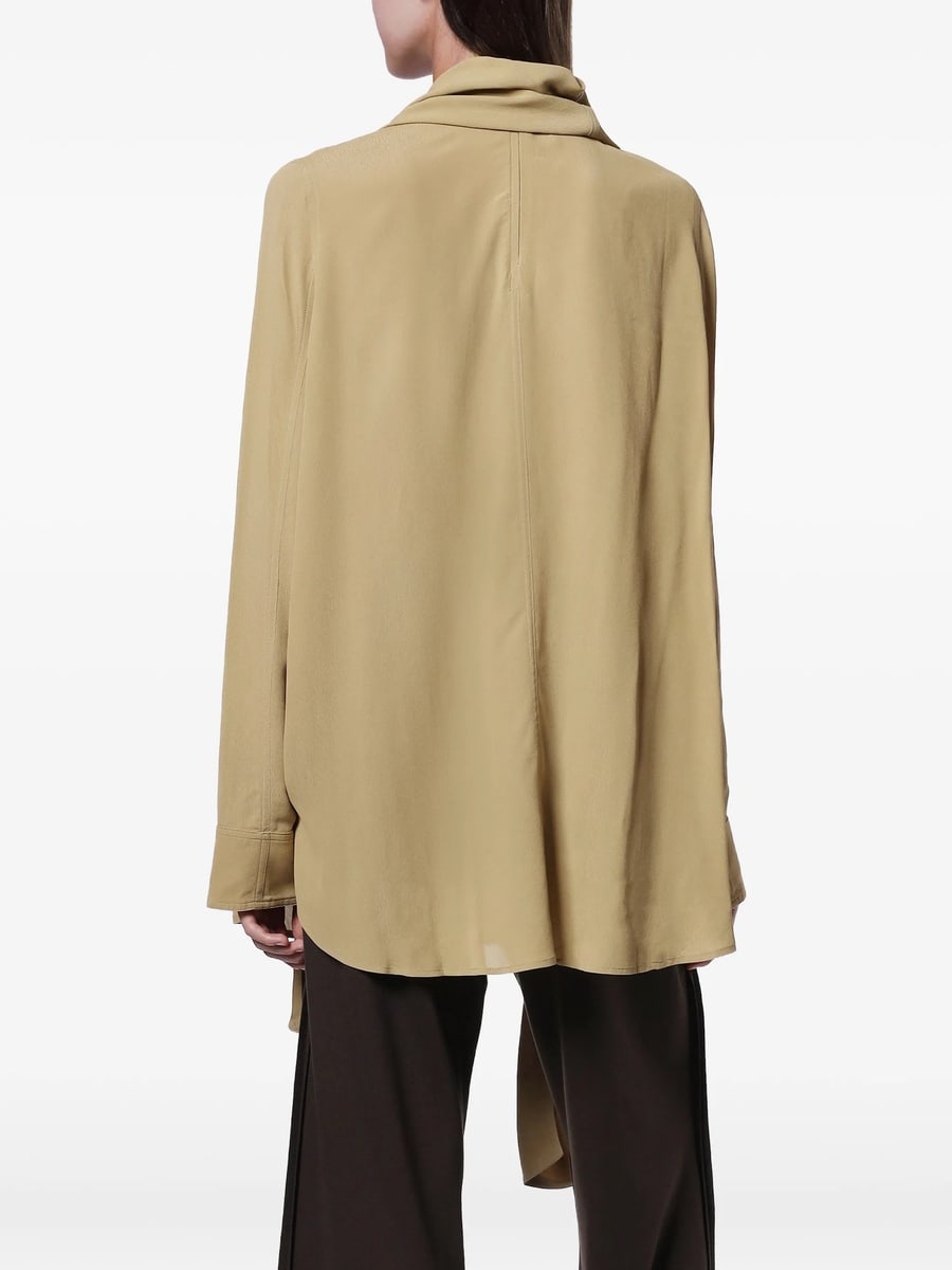Toteme Toteme Draped-scarf Blouse, view 3
