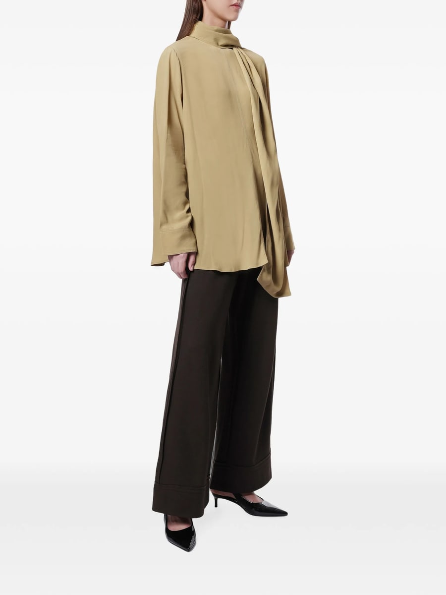 Toteme Toteme Draped-scarf Blouse, view 4