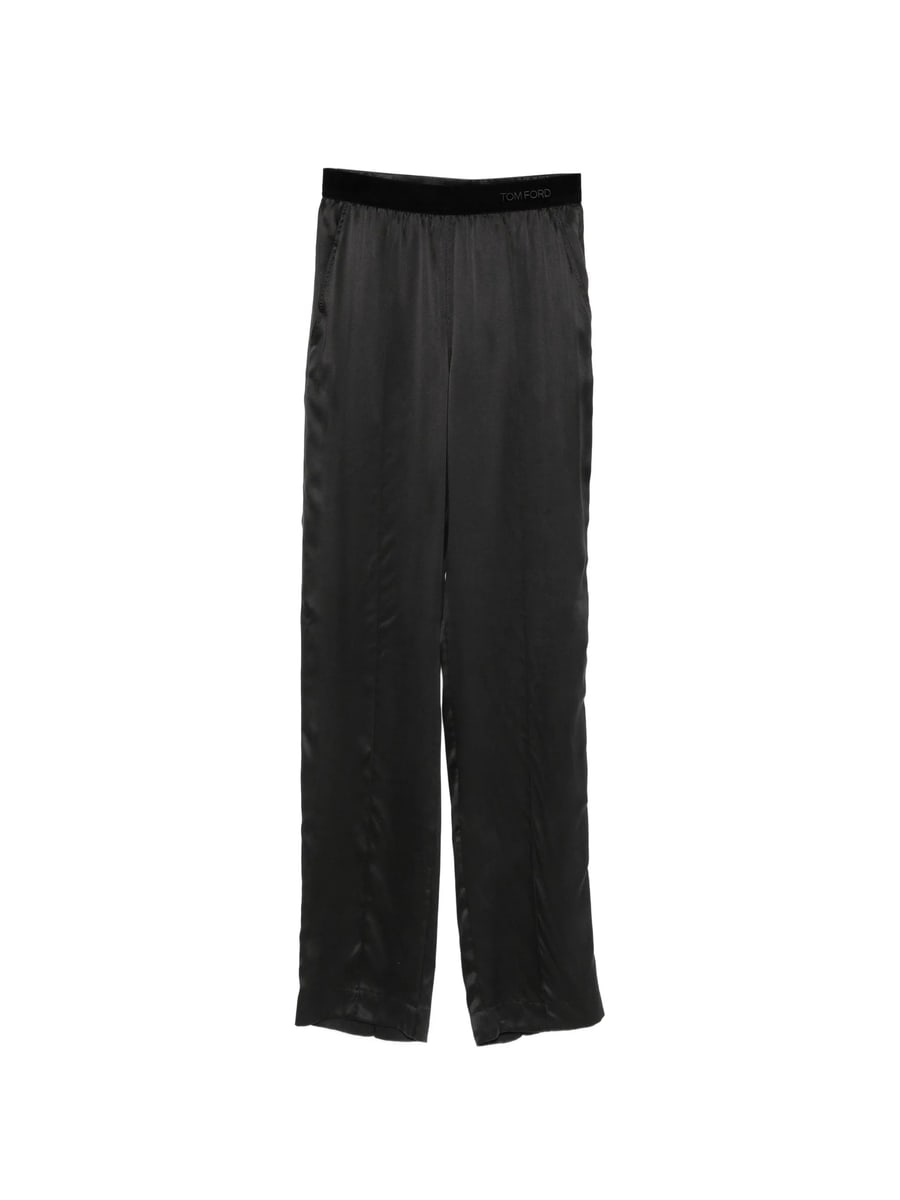 Tom Ford Tom Ford Logo-waistband Trousers