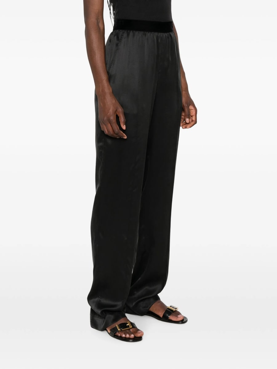 Tom Ford Tom Ford Logo-waistband Trousers, view 4