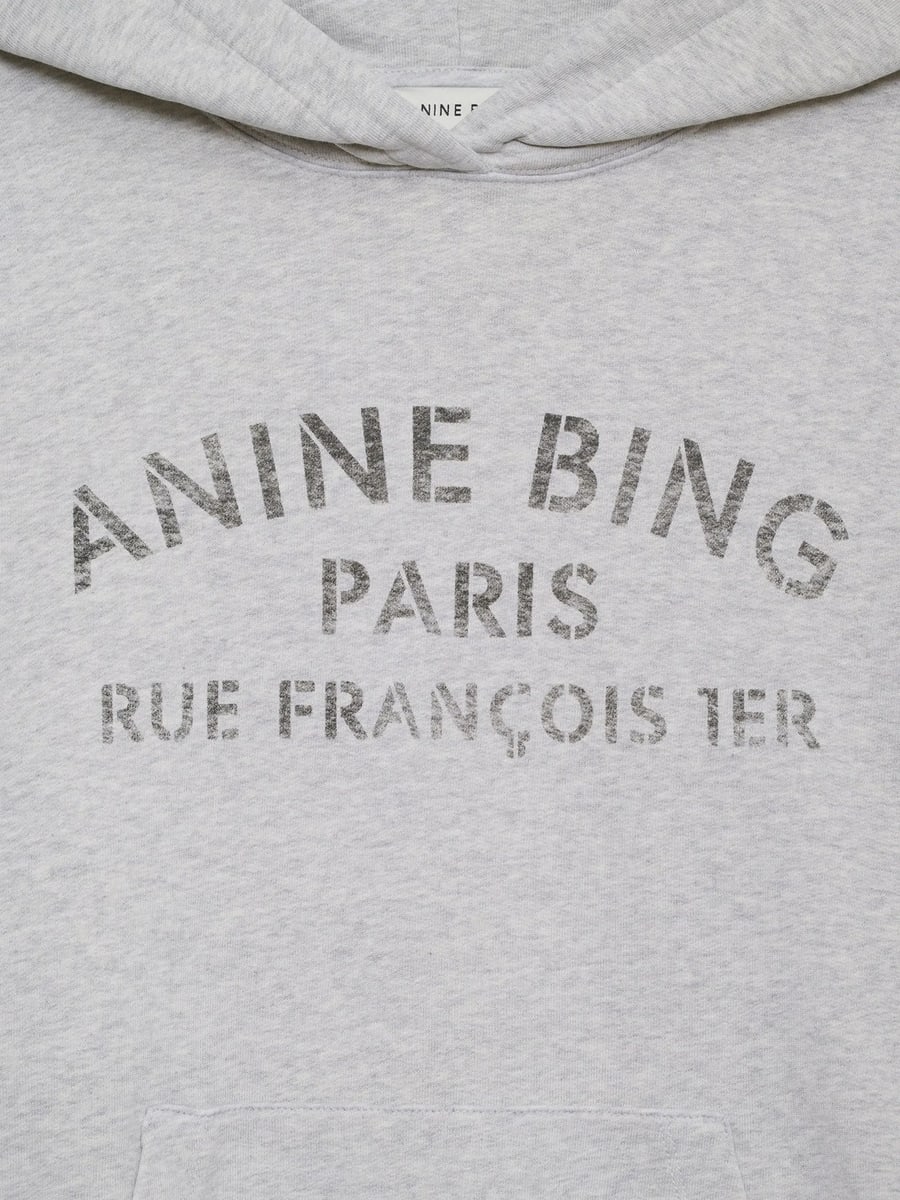Anine Bing Anine Bing Harvey Sweatshirt Paris Stencil, view 4