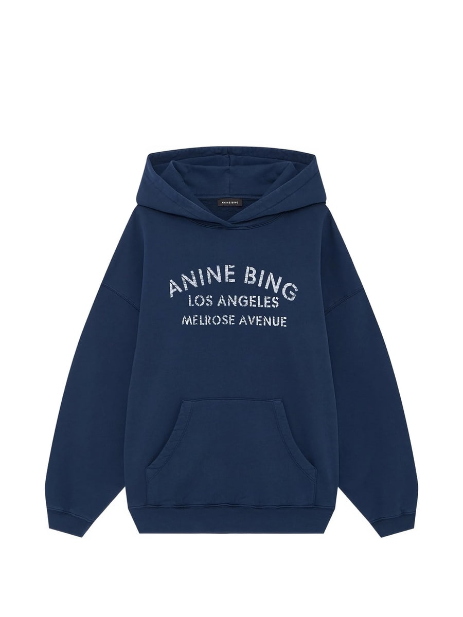 Anine Bing Anine Bing Harvey Logo-detail Hoodie
