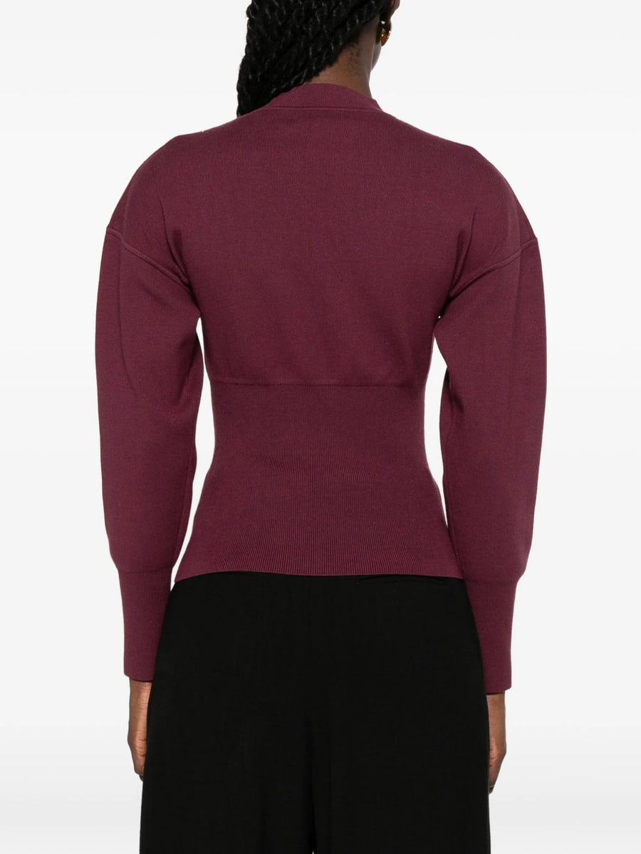 Anine Bing Anine Bing Panelled Mock-neck Sweater, view 5