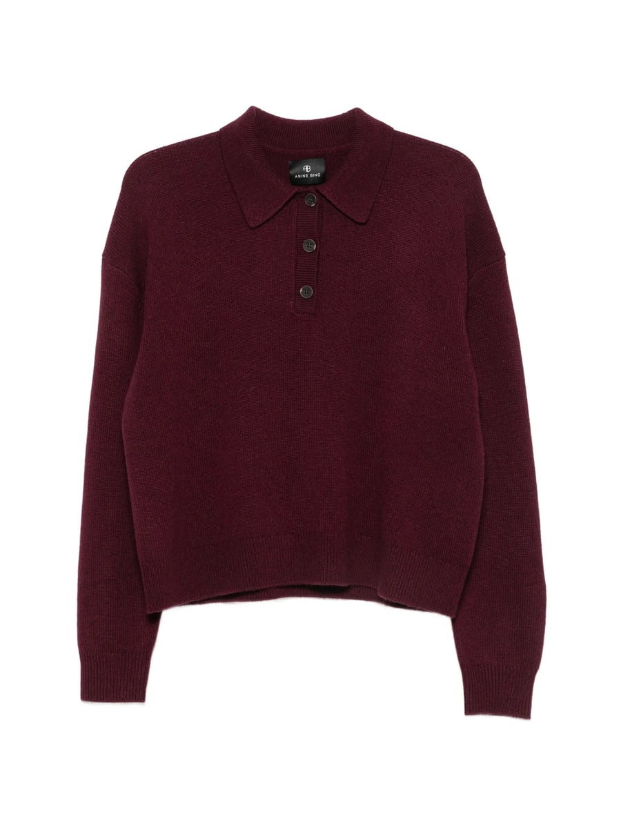 Anine Bing Anine Bing Lee Polo Sweater
