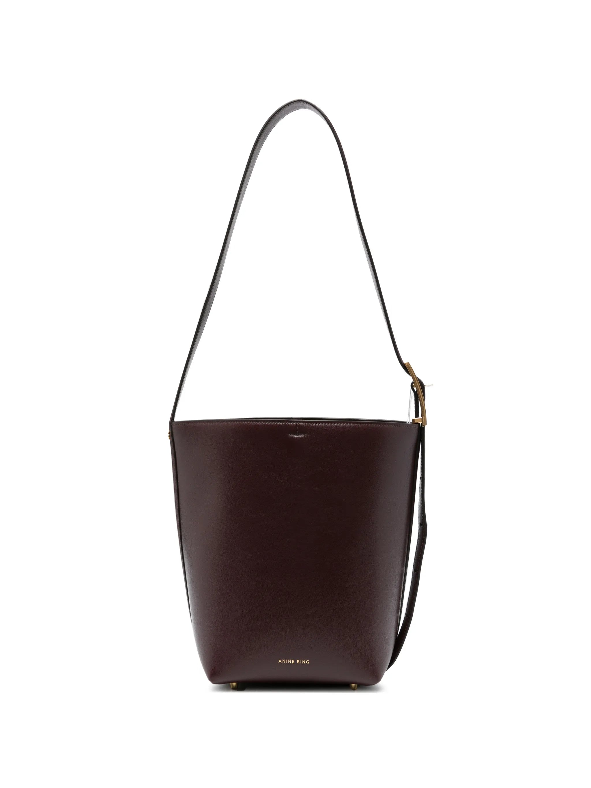 Anine Bing Anine Bing Elly Grained-leather Shoulder Bag