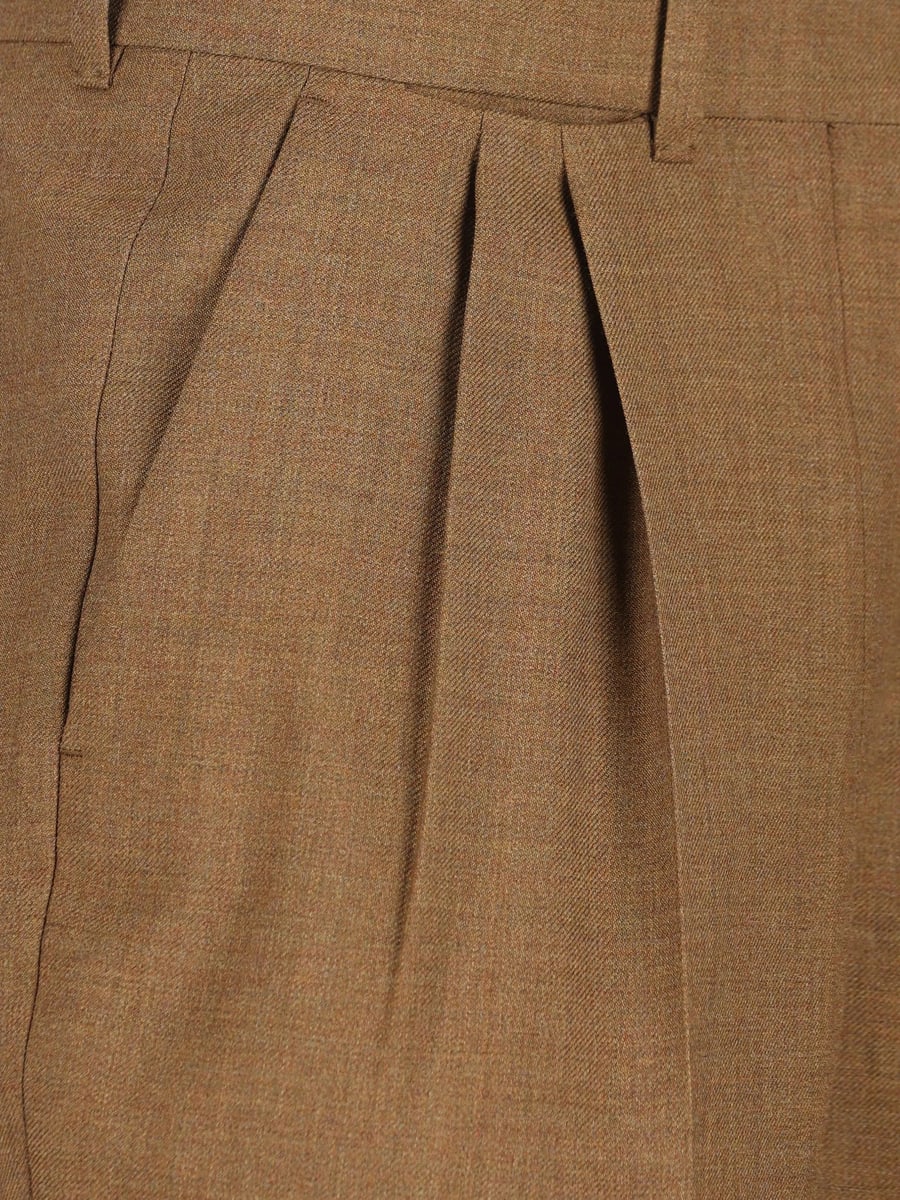 Prada Prada Pleated Virgin-wool Trousers, view 2