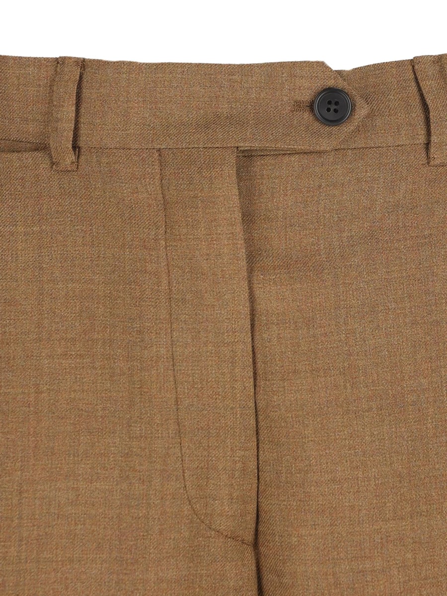 Prada Prada Pleated Virgin-wool Trousers, view 4