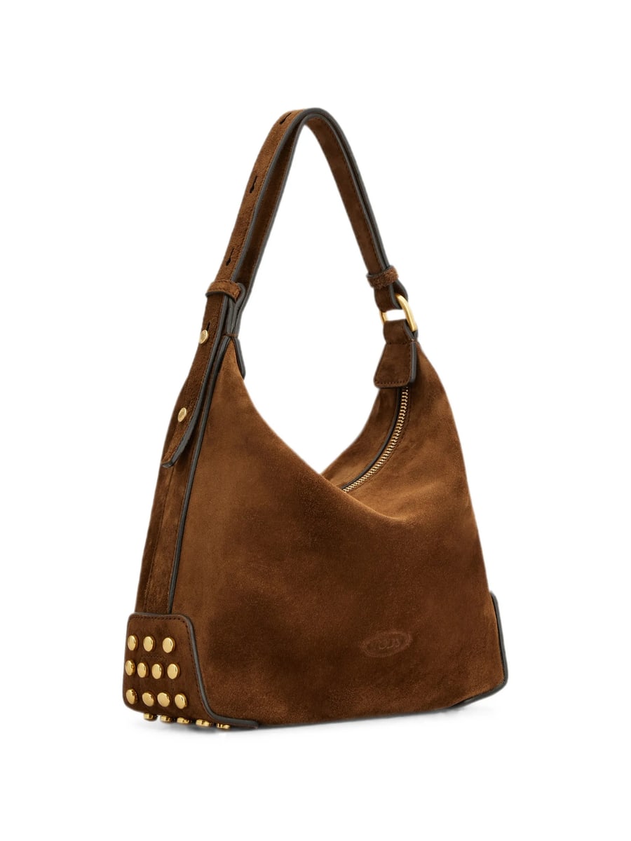 Tod's Tod's Metal Dots Mini Bag In Suede
