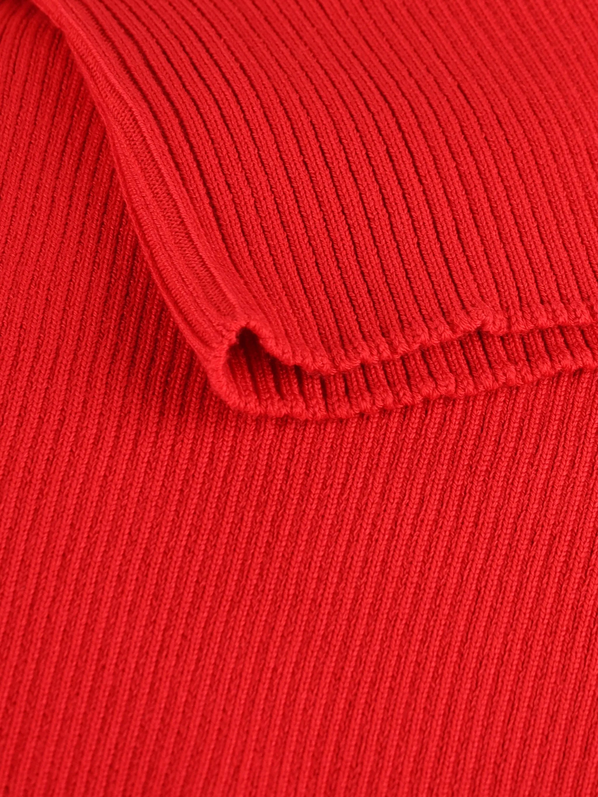 Prada Prada Short-sleeved Ribbed Knit Wool Sweater, view 2