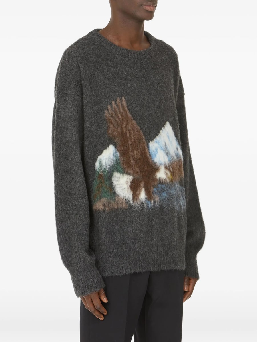 Maison Margiela Maison Margiela Intarsia-design Sweater, view 3