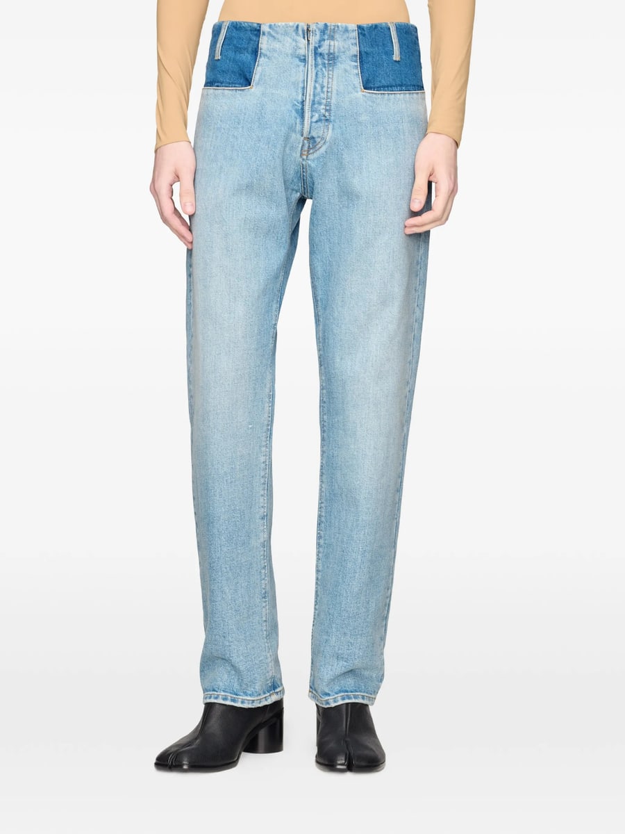 Maison Margiela Maison Margiela Patchwork Four White Stitches Jeans, view 3