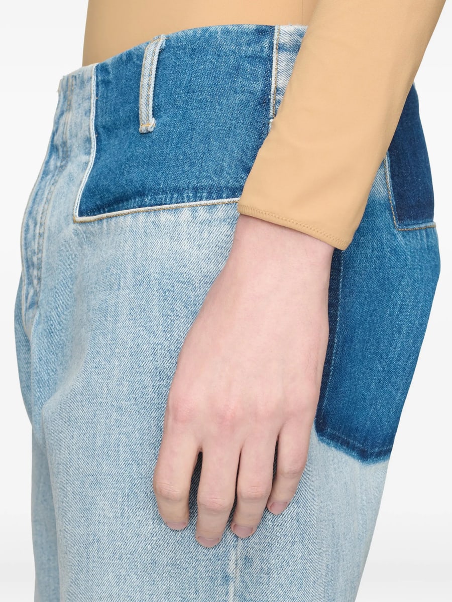 Maison Margiela Maison Margiela Patchwork Four White Stitches Jeans, view 4