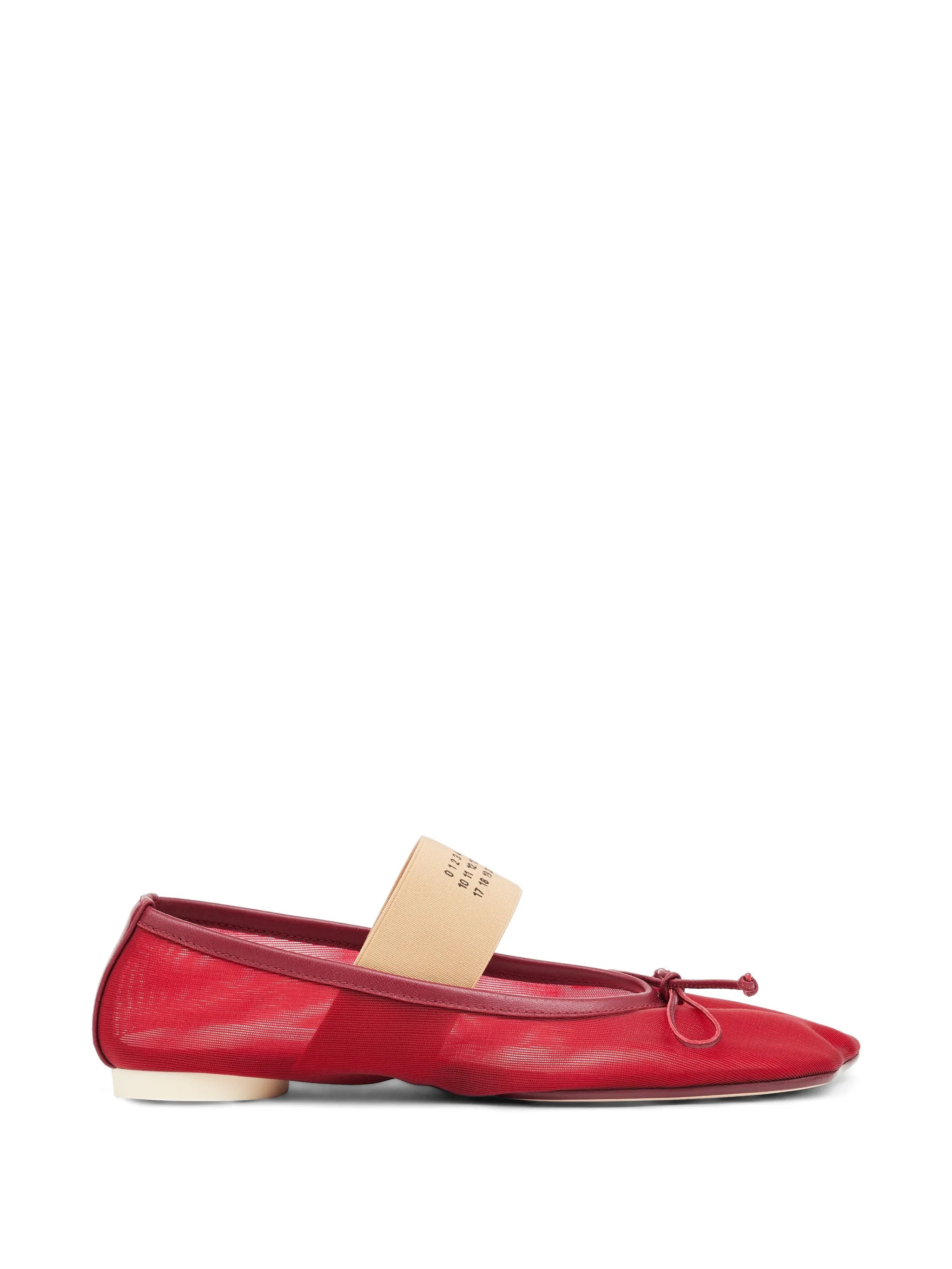 MM6 Maison Margiela Mm6 Maison Margiela Anatomic Numeric Ballerinas