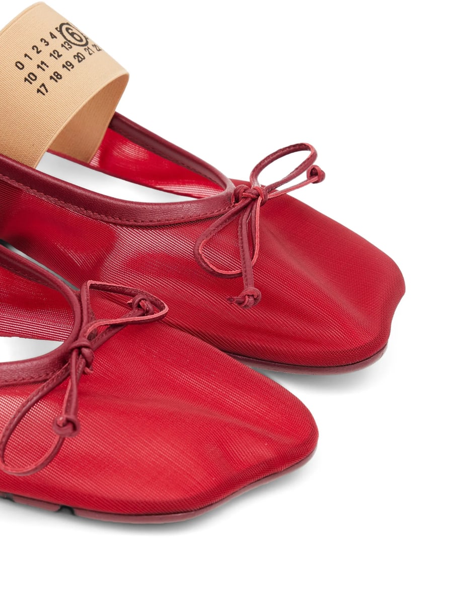 MM6 Maison Margiela Mm6 Maison Margiela Anatomic Numeric Ballerinas, view 5